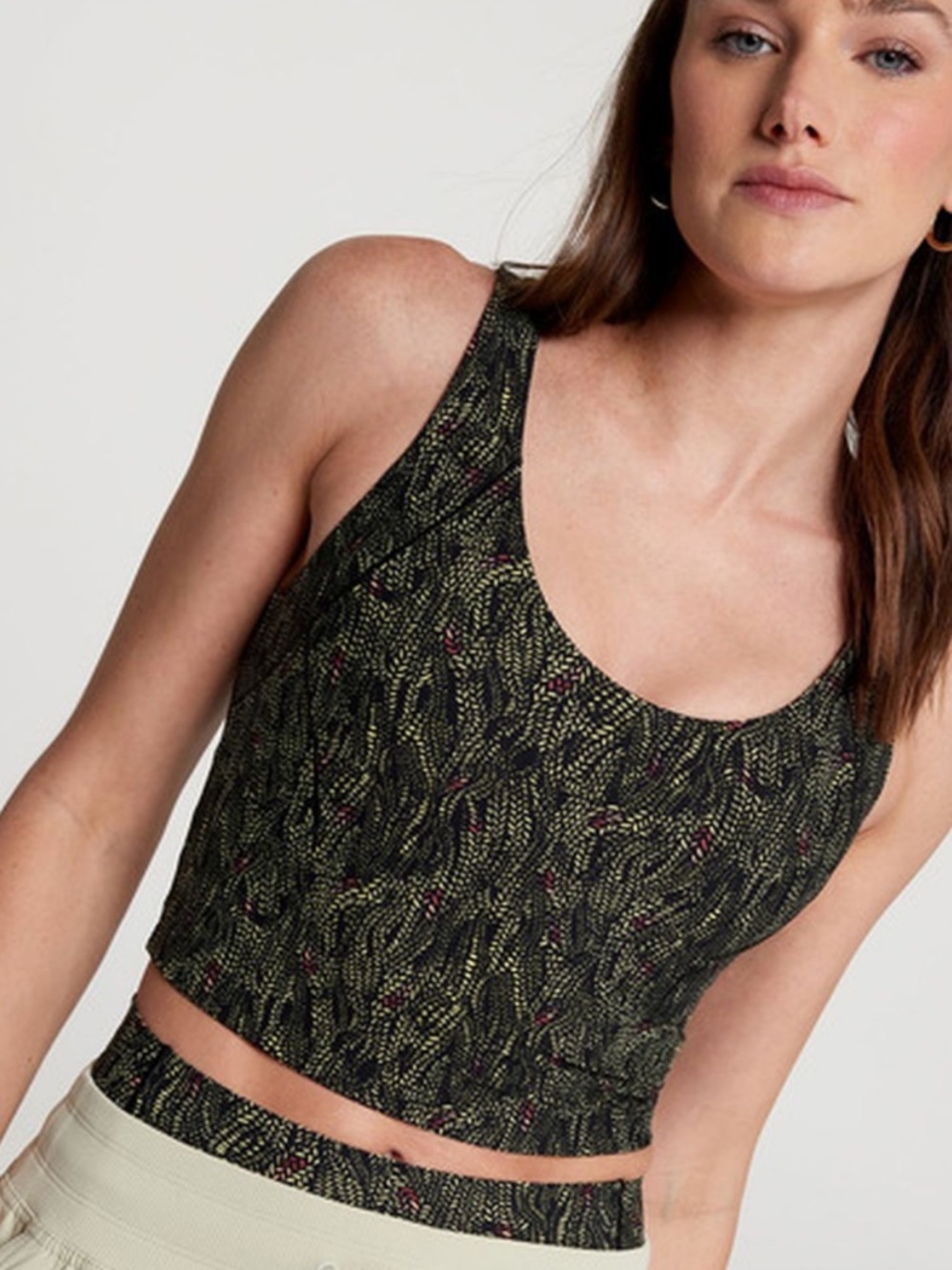 Calla Serpent Print Inspire Scoop Neck Tank NWT!